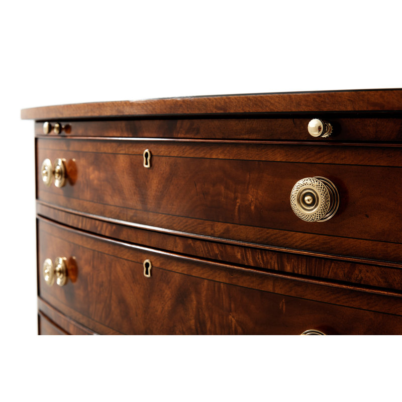 Theodore Alexander English Maker 32.25'' Tall 4 Drawer Accent